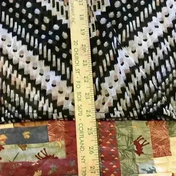 INC International Concepts sheer women’s top 3/4 sleeve - Picture 5 of 6